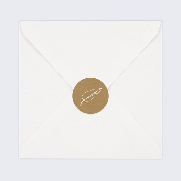Sticker Mariage Esquisse Bohème