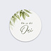 Sticker Mariage Lauriers Suspendus