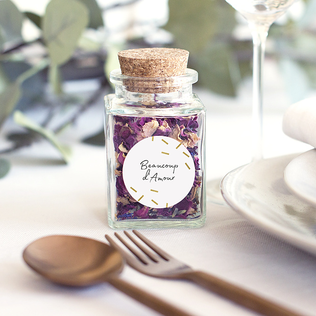 Sticker Mariage Paillettes Chic