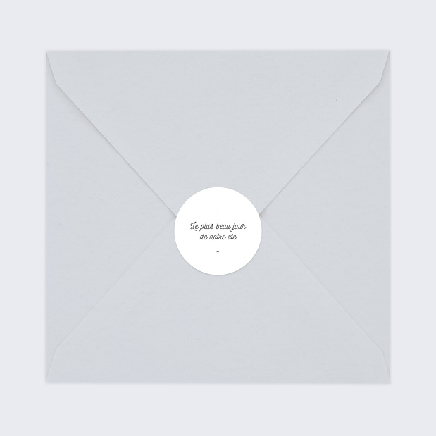 Sticker Mariage Tirets