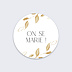 Sticker Mariage Couronne chic