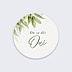 Sticker Mariage Lauriers Suspendus