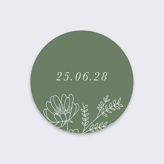 Sticker Mariage Jardin d'Hiver