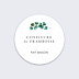  Sticker mariage Eucalyptus et Tournesol Après 1