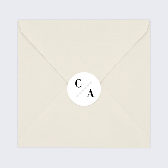 Sticker Mariage Authentique