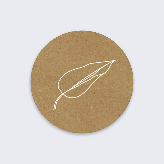  Stickers mariage Esquisse Bohème Recto