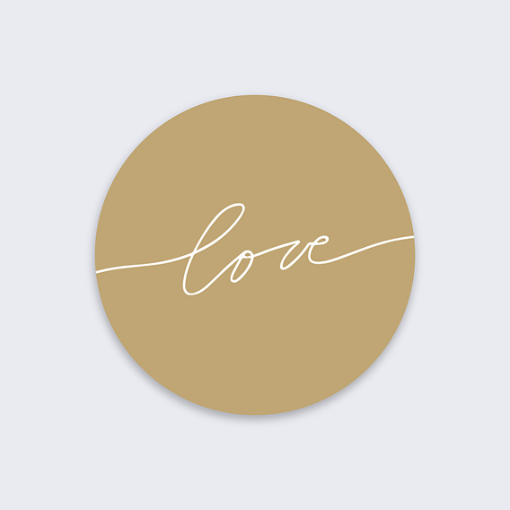 Stickers mariage Love Recto