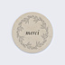 Sticker Mariage Merci petites fleurs