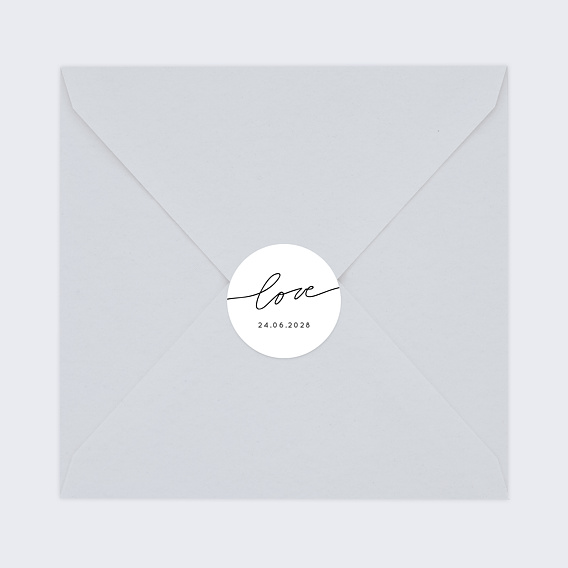 Stickers mariage Lettres Chic Après 2