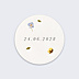 Sticker Mariage Fleurs Pressées