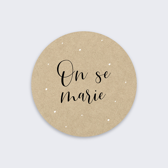 Sticker Mariage Arbre
