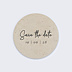Sticker Mariage Esprit Chiné