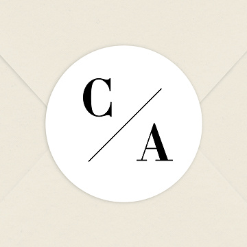 Sticker Mariage Authentique