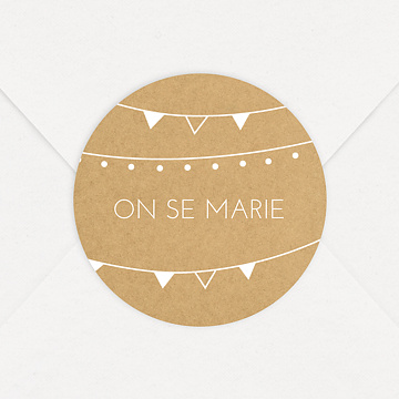  Sticker Mariage Bucolique