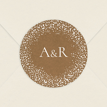 Sticker Mariage Couronne de Dentelle