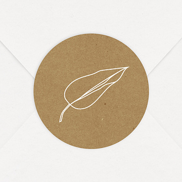 Sticker Mariage Esquisse Bohme