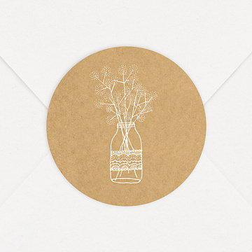 Sticker Mariage Fleurs des Champs