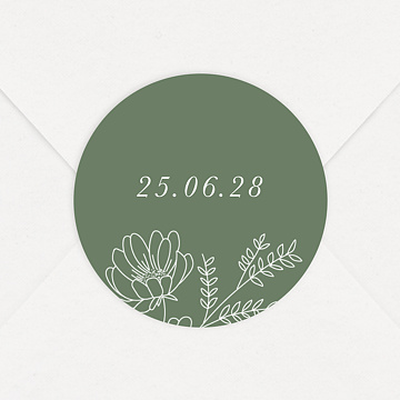 Sticker Mariage Jardin d'Hiver