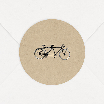 Sticker Mariage Vintage Ludique