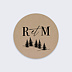 Sticker Mariage Idylle à la Montagne II