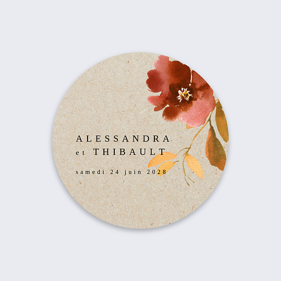 Sticker Mariage Bouquet Parfumé II