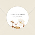 Sticker Mariage Jardin Sauvage Simple