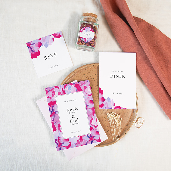 Sticker Mariage Bougainvillier