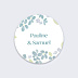 Sticker Mariage Petites fleurs bleues