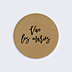 Sticker Mariage Modern Kraft