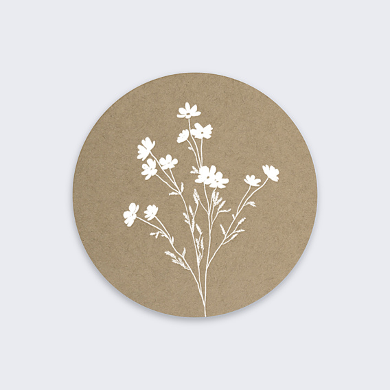 Sticker Mariage Bouquet Champêtre