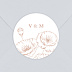  Sticker mariage Coquelicot
