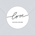  Sticker mariage Lettres Chic