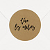  Sticker mariage Modern Kraft