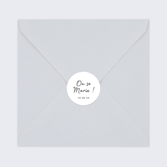  Stickers mariage Charme Classique Après 3