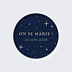 Sticker Mariage Notre Constellation