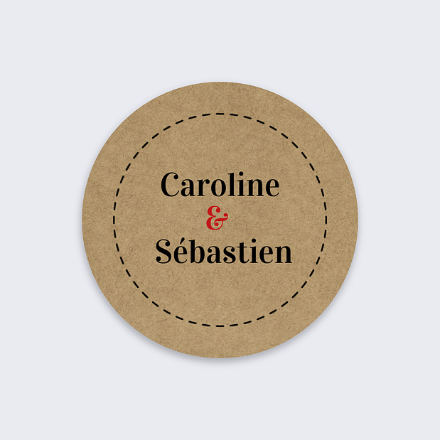 Sticker Mariage Timeline Recto
