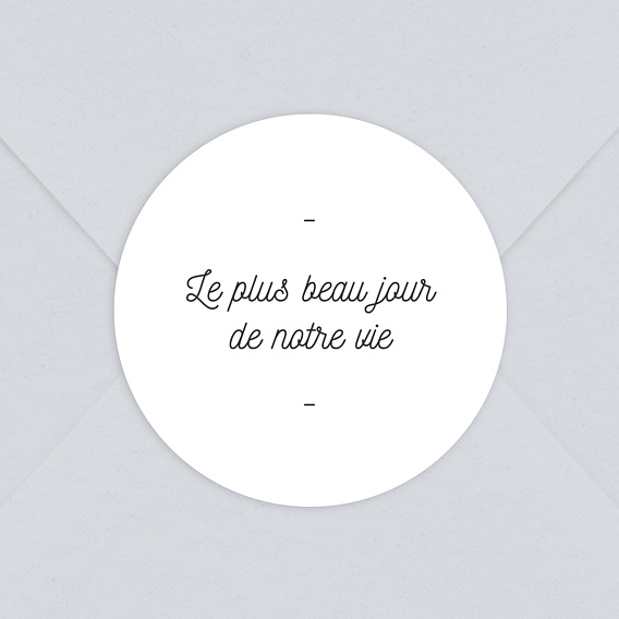  Sticker mariage Tirets
