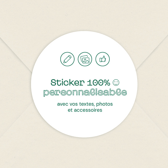Sticker naissance 100% Personnalisable