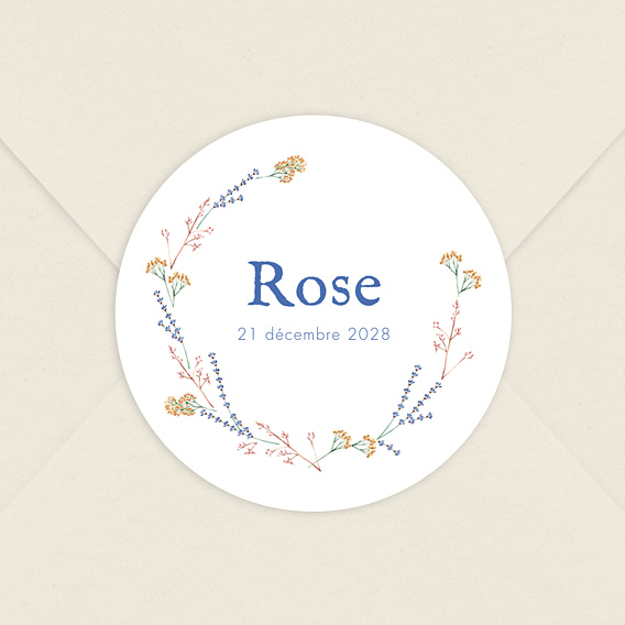 Sticker naissance Couronne Minimaliste