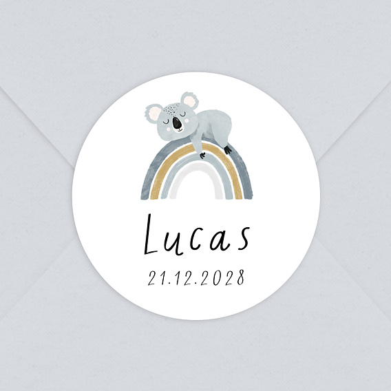 Sticker naissance Koala
