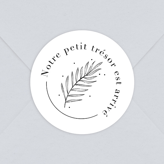 Sticker naissance Notre Petit Trésor