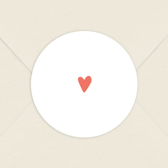Sticker naissance Petit Coeur