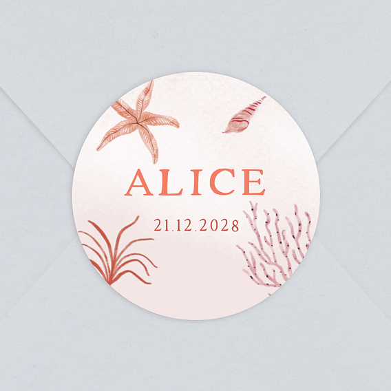 Sticker naissance Pleine Mer