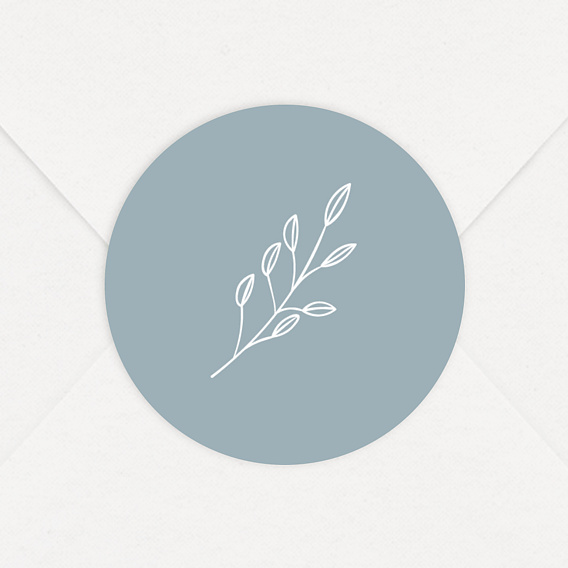 Sticker naissance Romantique Pastel