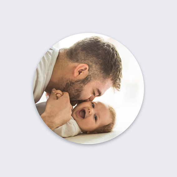 Sticker naissance Votre photo Recto