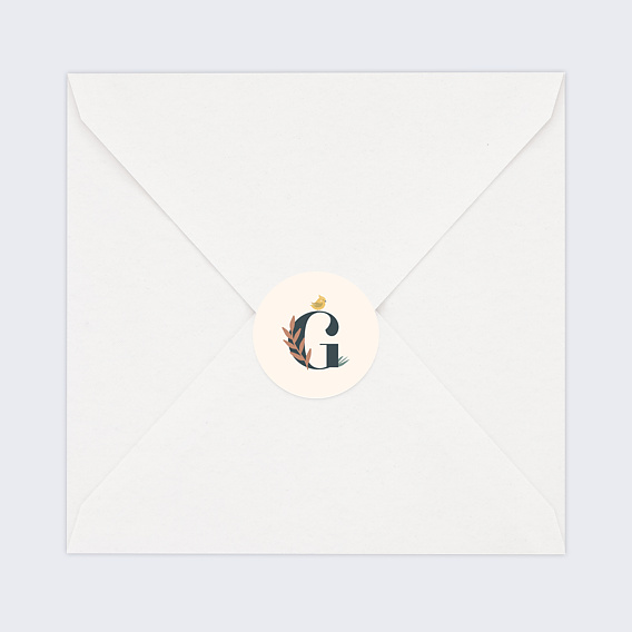 Sticker naissance Mésange Après 4