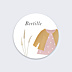 Sticker Naissance Petite Layette Fille