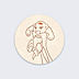 Sticker Naissance Petit Roi