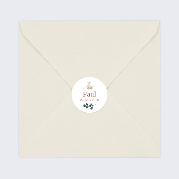 Sticker Naissance Jouet bébé