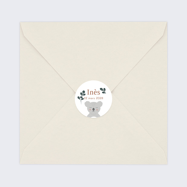 Sticker Naissance Univers bébé